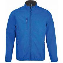 Veste Homme Zippée Softshell En Polyester Royal