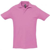Polo Personnalisable Homme En Coton Rose Orchidée