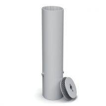 Lot de 4 - Fourreau Aluminium Pour Buts De Football Ovoïdes