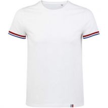 Tee-shirt Personnalisable Homme En Coton Blanc/royal