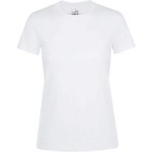 Tee-shirt Personnalisable Femme Col Rond En Coton Blanc