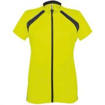 Maillot Cyclisme Enduro Femme Jaune