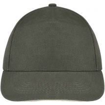Casquette 5 Panneaux En Coton Bicolore