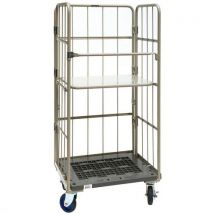 Roll-conteneur Emboîtable - Base Polypropylène - Force 500 Kg