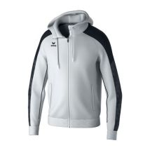 Erima - Veste à capuche EVO STAR enfant - Blanc/Noir - 12 ans - Confort & Style Multisports