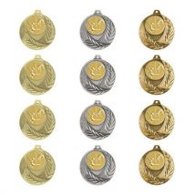 Lot de 12 - Médaille Challenge Avec Cordons