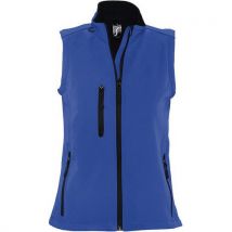 Veste Sans Manche Femme Zippée Softshell En Polyester Royal