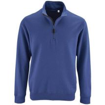 Sol-s - Sweat Stan Royal Homme Bleu Taille M - Coton Oeko-Tex - Personnalisable