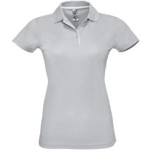 Sol-s - Polo Performer Femme Gris L - Rugby Oeko-Tex Personnalisable