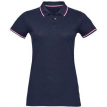 Polo Personnalisable Femme Prestige En Cotonfrench Marine