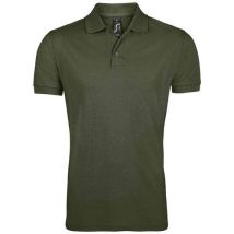 Sol-s - Polo Prime Homme M - Rugby - Polyester Oeko-Tex - Marron