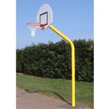 Panier Basket Acier Peint Déport 1, 20m Haut 3,05m, À Sceller, Panneau Rect