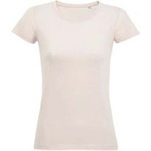 Tee-shirt Personnalisable Femme En Coton Organique Bio Rose Cremeux