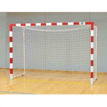 Paire De Buts De Hand Ges Compet Mobiles En Aluminium Bicolore, Arceaux Fixes