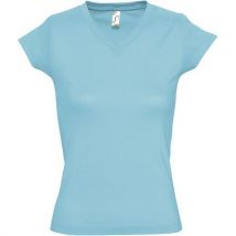 Tee-shirt Personnalisable Femme En Coton Bleu Atoll