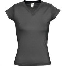 Tee-shirt Personnalisable Femme En Coton Grisfonce