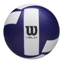 Wilson - Ballon de Volley Helix Bleu-Blanc - Entraînement Club - Polyesteruréthane - Idéal Salle