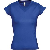 Tee-shirt Personnalisable Femme Col V En Coton Royal