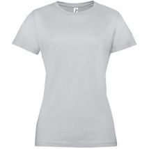 Tee-shirt Personnalisable Femme En Coton Gris Pur