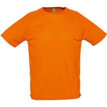 Tee-shirt Personnalisable De Sport Homme En Polyester Orange