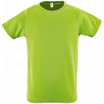 Tee-shirt Personnalisable De Sport Enfant En Polyester Vert Pomme