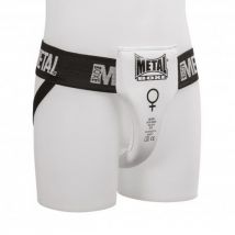 Coquille Pour Femme Métal Boxe Blanc