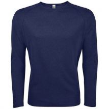 Tee-shirt Personnalisable Manche Longue Desport Homme En Polyesterfrench Marine