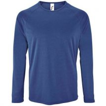 Tee-shirt Personnalisable Manche Longue Desport Homme En Polyester Royal