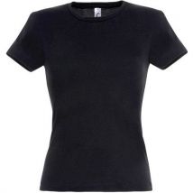 Tee-shirt Personnalisable Classic Femme Noir Coton 150 G