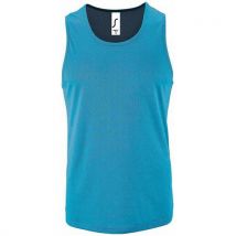 Débardeur Personnalisable De Sport Homme En Polyester Aqua