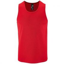 Débardeur Personnalisable De Sport Homme En Polyester Rouge