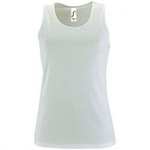 Débardeur Personnalisable De Sport Femme En Polyester Blanc