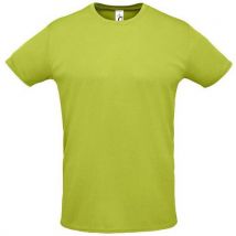Sol-s - T-shirt de sport Sprint Vert Pomme Adulte Taille L - Oeko-Tex - Multisport