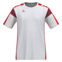 Erima - T-shirt CELEBRATE 125 function Adulte Blanc/Rouge Taille L Manches Courtes