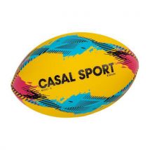 Casal Sport - Ballon de Rugby Éducatif Taille 3 - Caoutchouc Durable - Idéal Gazon