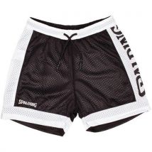 Lot de 10 - Spalding - Short de basket réversible enfant - Noir/Blanc - Taille 11-12 ans - Unisexe - Idéal pour le jeu