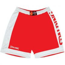 Lot de 10 - Spalding - Short de Basket Réversible Enfant - Rouge/Blanc - Taille 11-12 ans - Unisexe