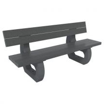 Banc Parc Semi Éco - Démonté Plastique Recyclé Espace Urbain