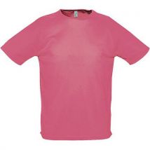 Lot de 10 - Sol's - T-shirt Multisport Adulte Corail Fluo - Taille XXL - Oeko-Tex - Personnalisable
