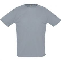 Lot de 10 - Sol-s - T-shirt Multisport Homme Gris Technique Oeko-Tex XL Personnalisable