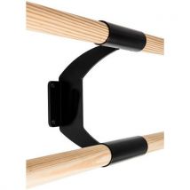 Console Murale Pour Barre De Danse Arabesque Double Noir