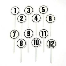 Lot de 12 - Fiche De Marquage Pour Lancer Court