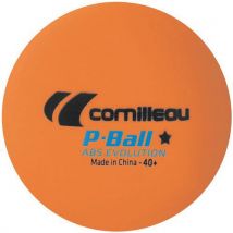 Balle Tennis De Table P-ball Evolution Orange Cornilleau