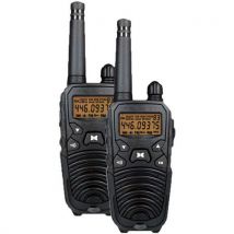 Lot de 2 - Talkies-walkies Pro Portée 10km Étanche Ihm