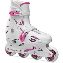 Rollers Enfant Orlando 3 Blanc Et Rose