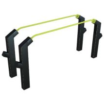 Freetness - Station Street Workout DIPS - Vert/Noir - Acier - Scellement Direct - 260m