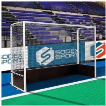 Sodex - Buts Hockey sur Gazon Standard Acier Galvanisé Plastifié - Paire - 366x214cm - Mini But