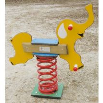 Balançoire Extérieure Sur Ressort Éléphant