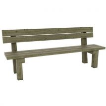 Banc Royan L 200 X 60 H 80 Cm Pin Traité Mobextan