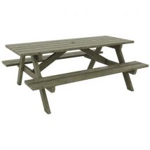 Table-bancs Bois Batz Pin Traité Mobextan